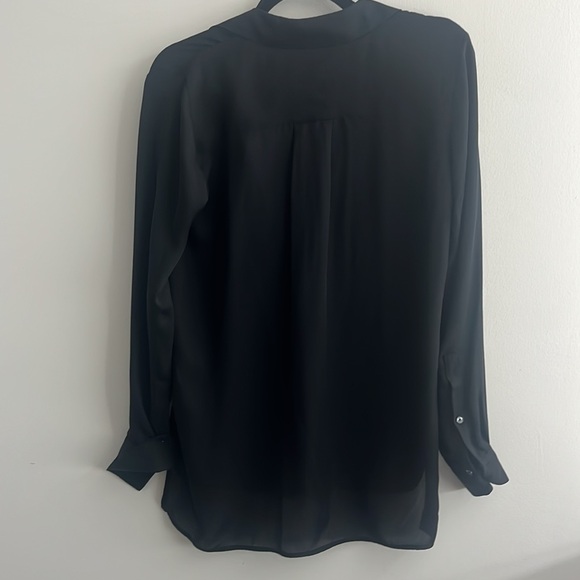 VINCE. Silk Button Down Blouse Size 4 ECU - Picture 4 of 7